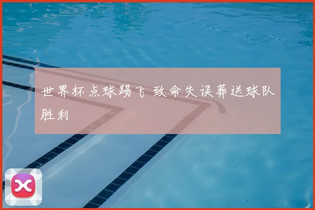 世界杯点球踢飞 致命失误葬送球队胜利